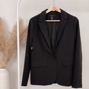 Black F21 Blazer